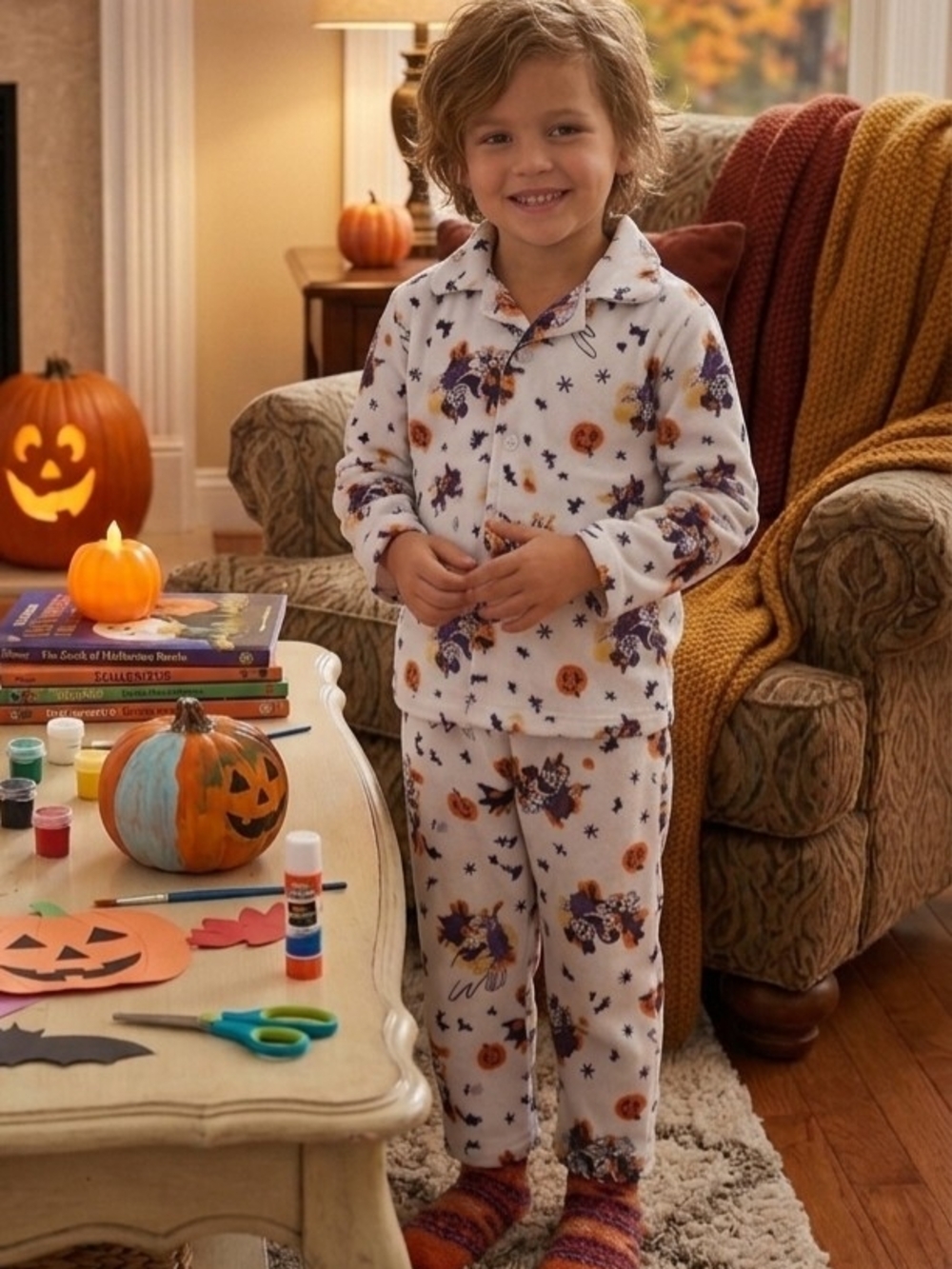 Mickey Mouse Halloween Kids Pajama Set Size 4t